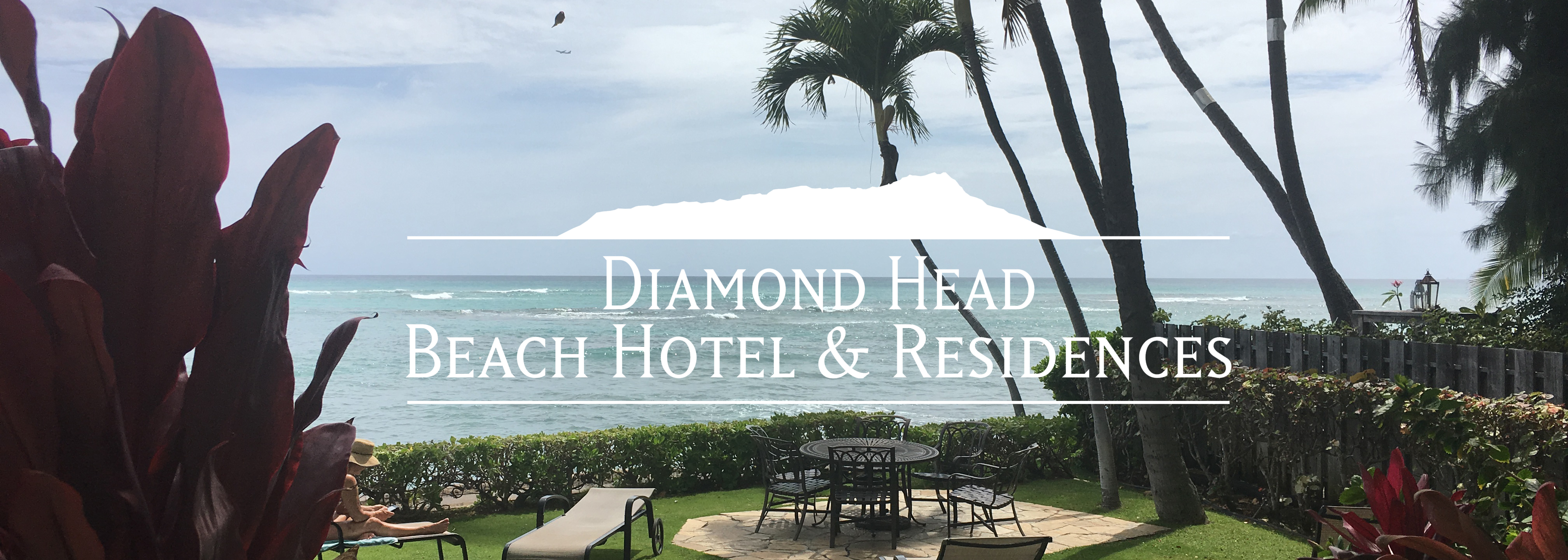 Beautiful Oceanfront Gardens of the Diamond Head Beach Hotel - Honolulu.