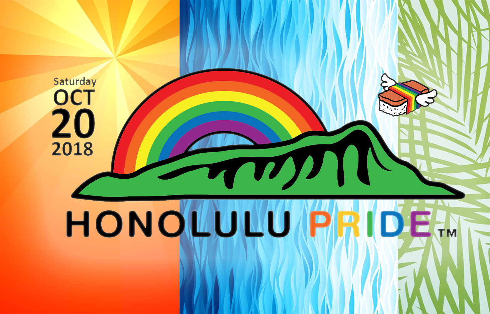 HonoluluPRIDEsunWATERaina 11AM Honolulu Pride™ Parade + Festival Waikiki + Diamond Head Greens